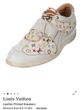 Louis Vuitton Off-White Printed Sneaker Soles